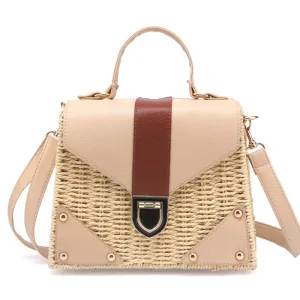 New 2018 Bohemian Straw Bags for Women Beach Handbags Summer Vintage Rattan Bag Handmade Kintted Crossbody Bag