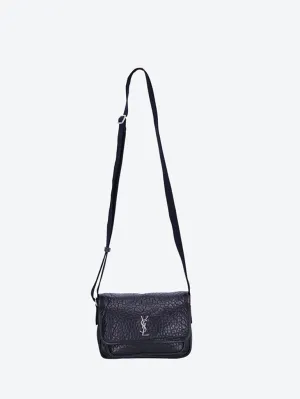 Niki small messenger in grained leather