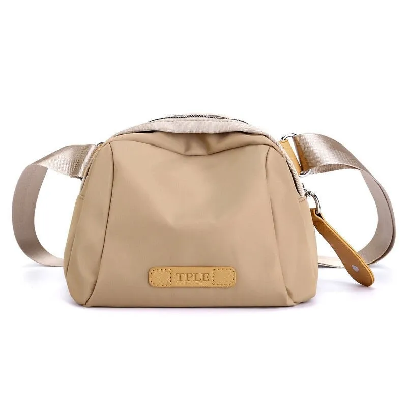 Nylon Circular Shoulder Bags For Women