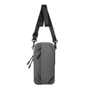 Outdoor Sports Fitness Crossbody Bag Men And Women Multi-Function Mobile Phone Arm Bag(Grey)