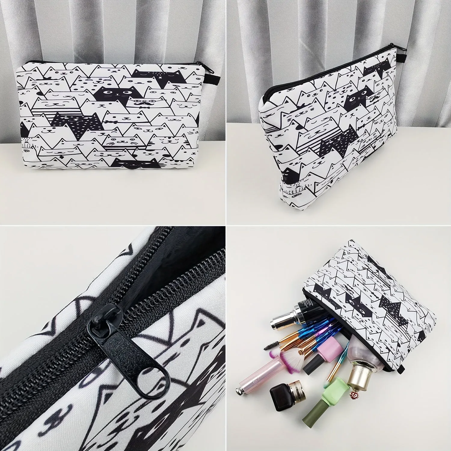 Owl Print Travel Toiletry Bag Portable and Practical Accessory