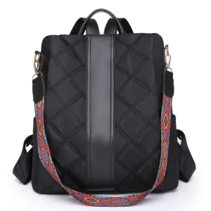 Oxford Anti Theft Fashionable Backpack For Women