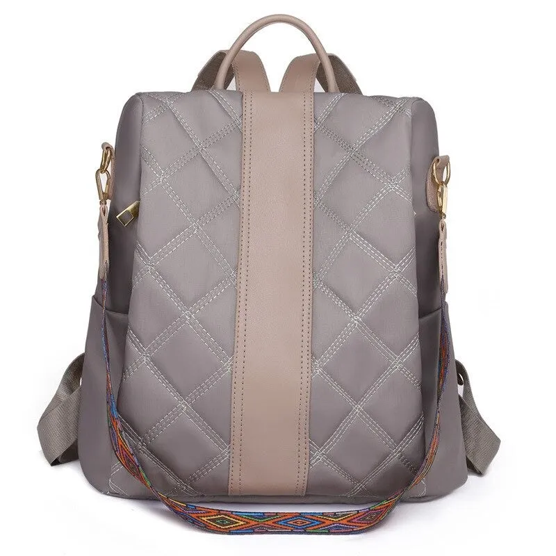 Oxford Anti Theft Fashionable Backpack For Women