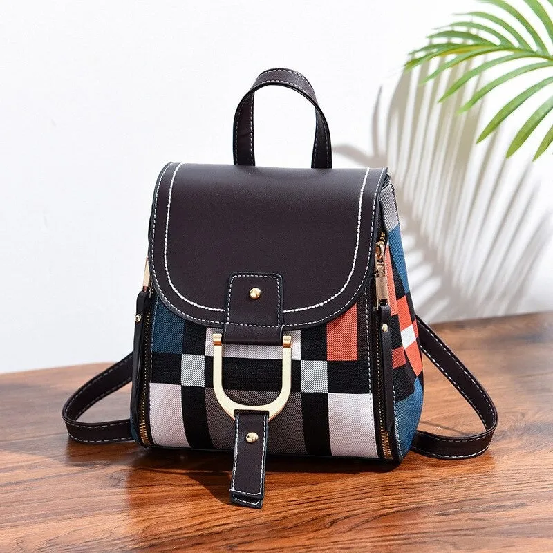 PU Leather Fashion Design Backpack For Women