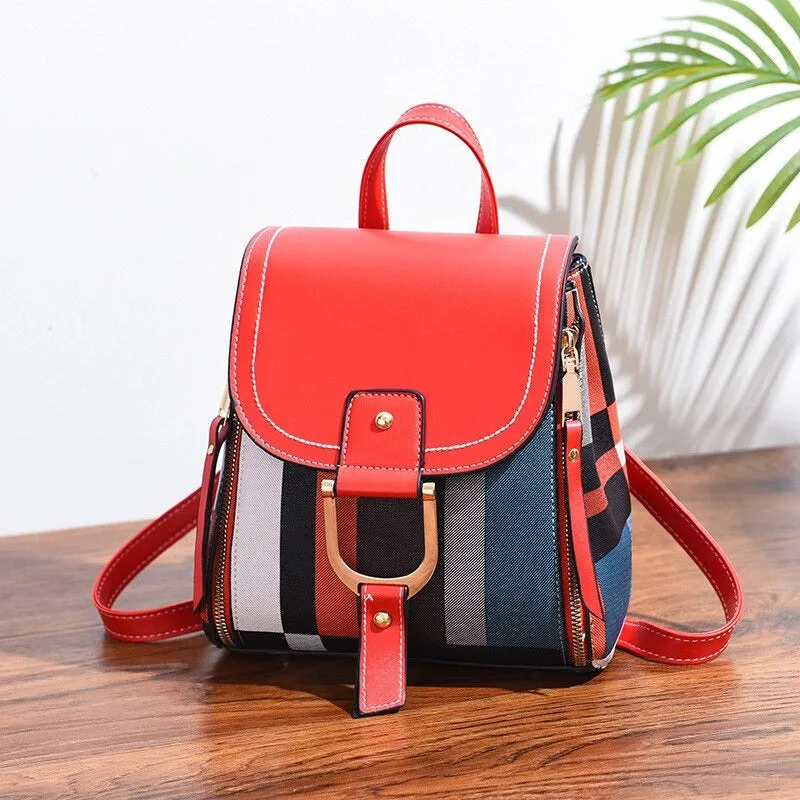 PU Leather Fashion Design Backpack For Women