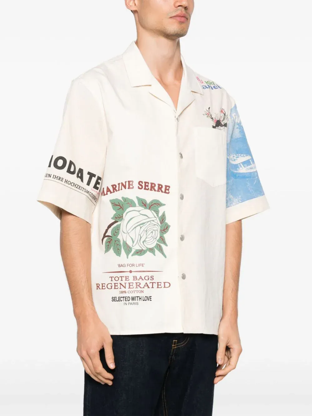 "Regenerated Tote Bags" Bowling Shirt