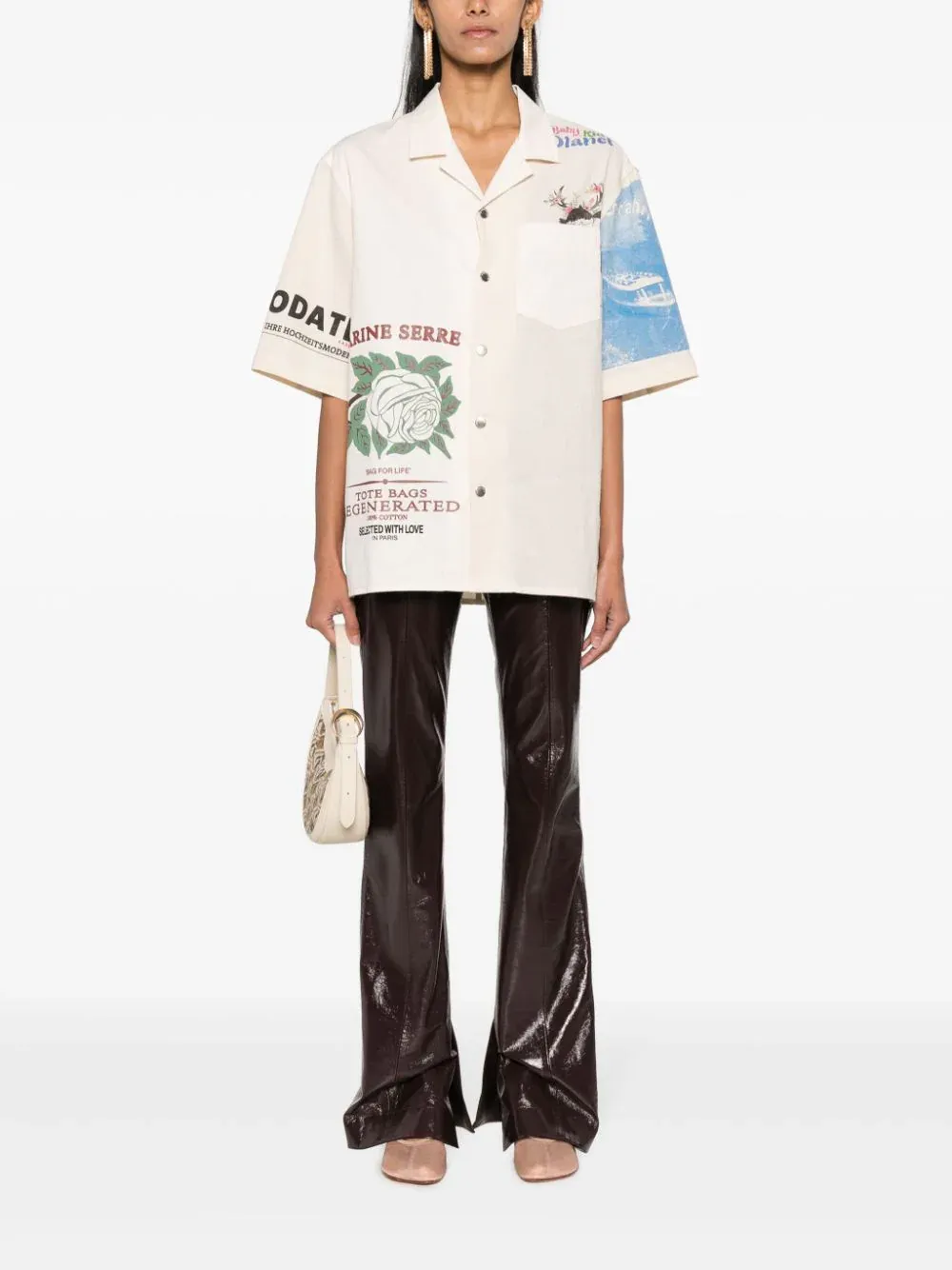 "Regenerated Tote Bags" Bowling Shirt