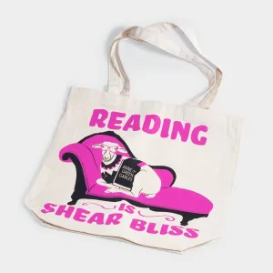 Reading Is Shear Bliss Barn Sheep Tote