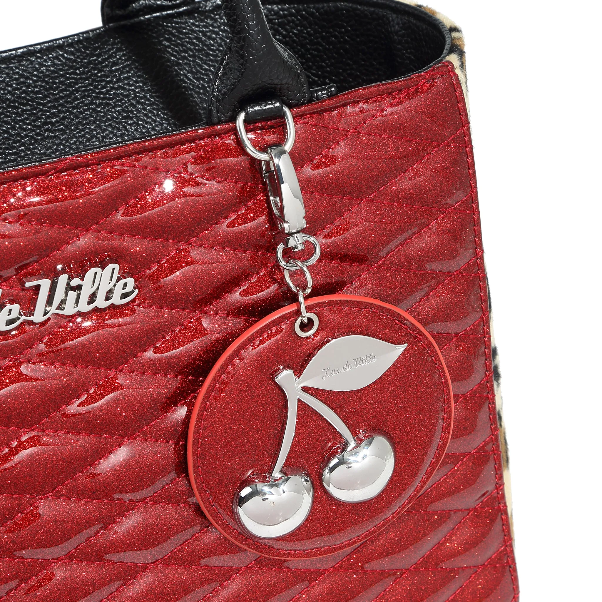 Red Rum Sparkle Wild Cherry Tote