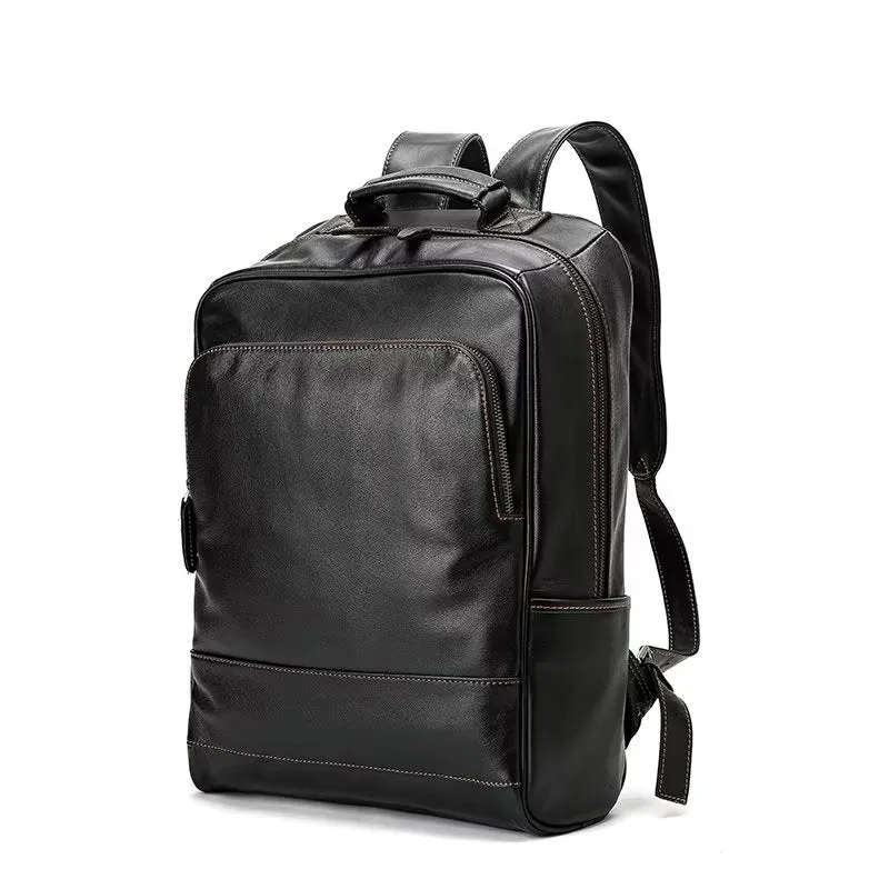 RetroLuxe Chic Leather Backpack