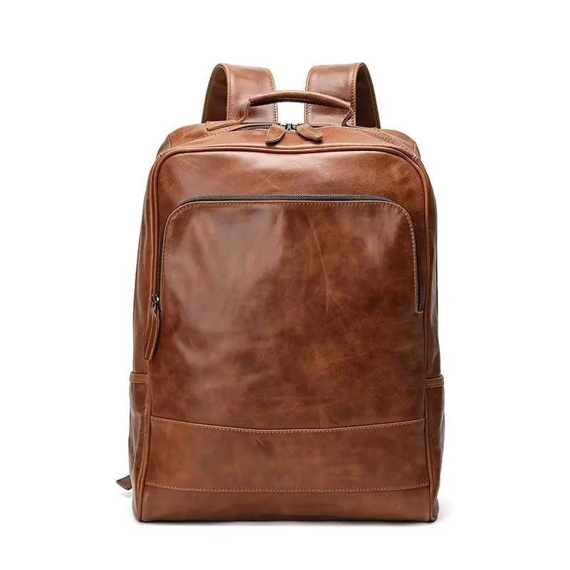 RetroLuxe Chic Leather Backpack