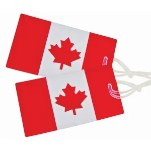 Samsonite 2 Pack Canadian Flag Luggage ID Tags