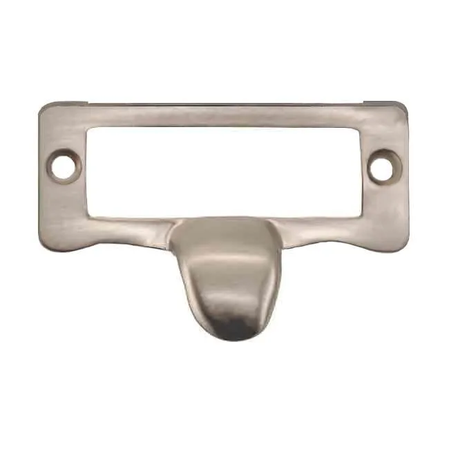 Satin Nickel Finger Pull Holders