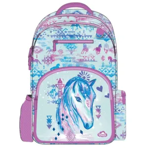 Spencil Big Kids Backpack Aztec Horse