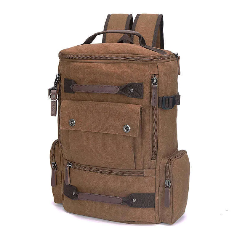 Stylish and Functional Canvas 15.6 Inch Laptop Backpack