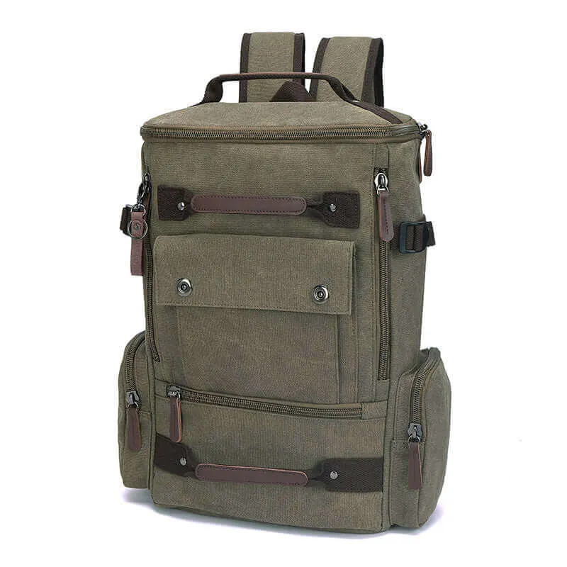 Stylish and Functional Canvas 15.6 Inch Laptop Backpack