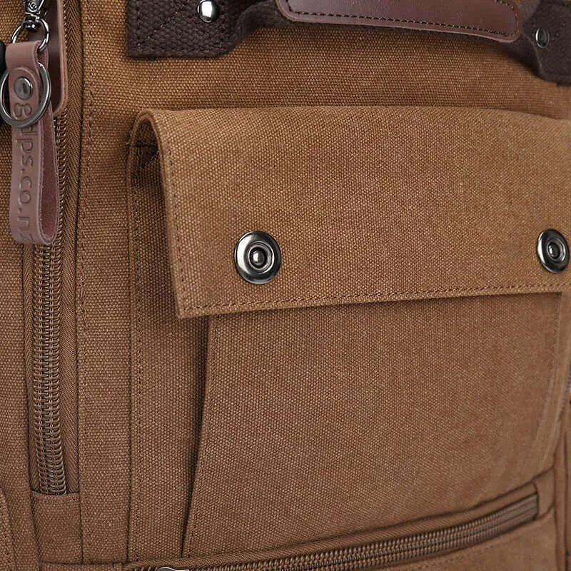 Stylish and Functional Canvas 15.6 Inch Laptop Backpack