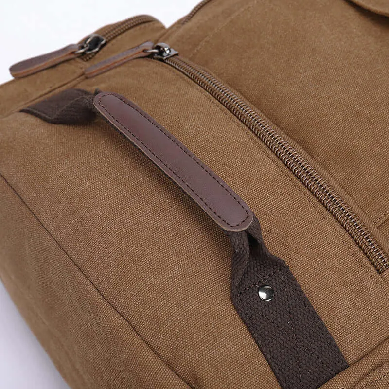 Stylish and Functional Canvas 15.6 Inch Laptop Backpack