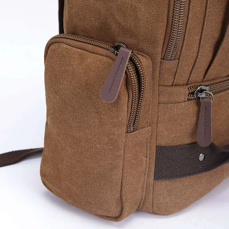 Stylish and Functional Canvas 15.6 Inch Laptop Backpack