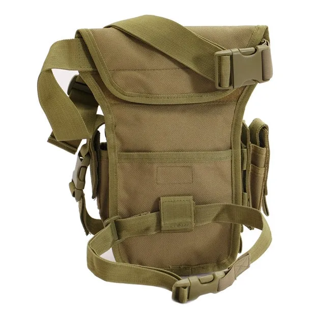 Swat Waist Pack Outdoor Sport Ride Leg Bag Waterproof Drop Pouch Bag(Khaki)