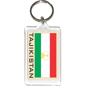 Tajikistan Acrylic Key Holders