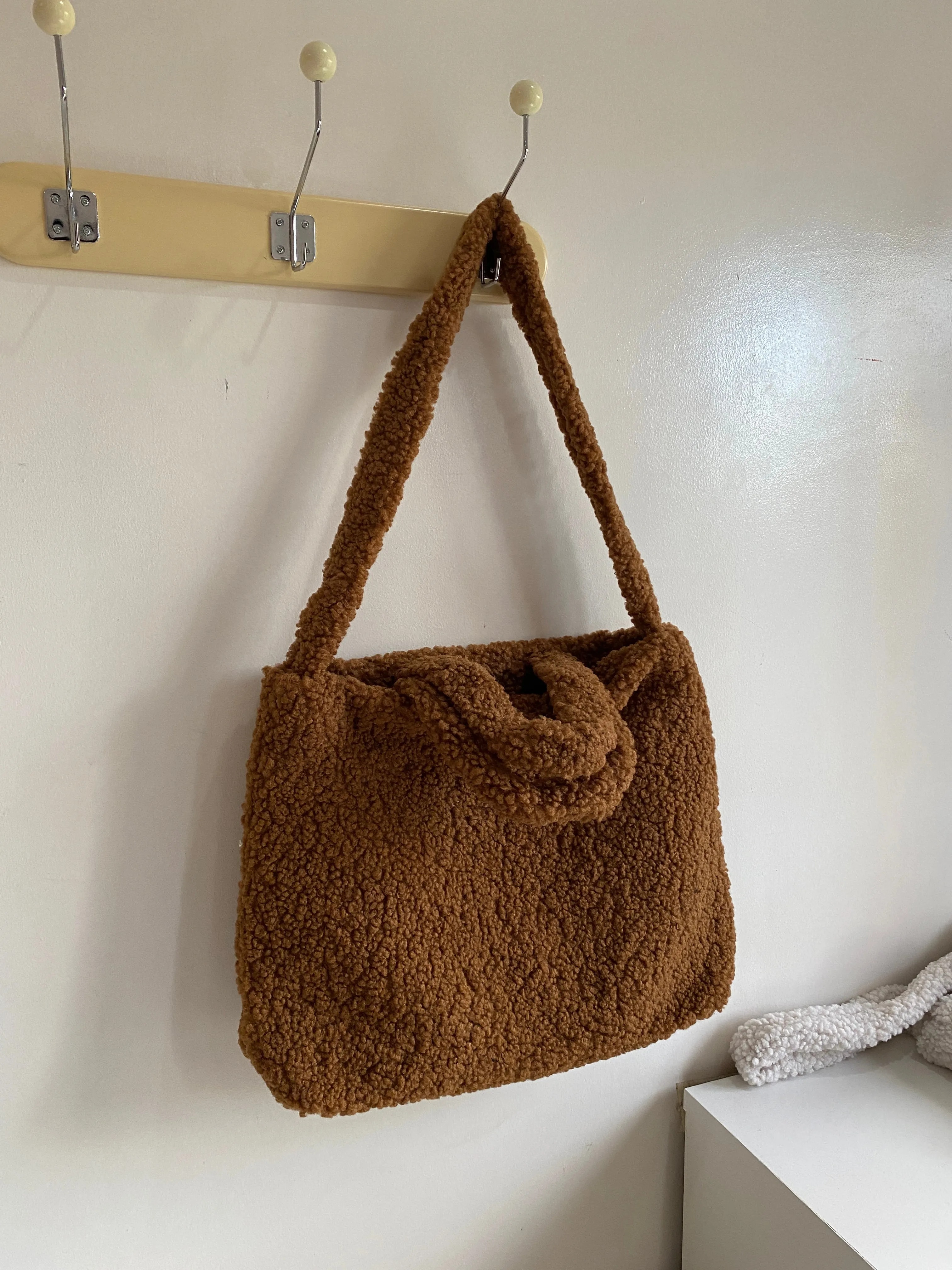 Teddy Tote Bag - Cocoa