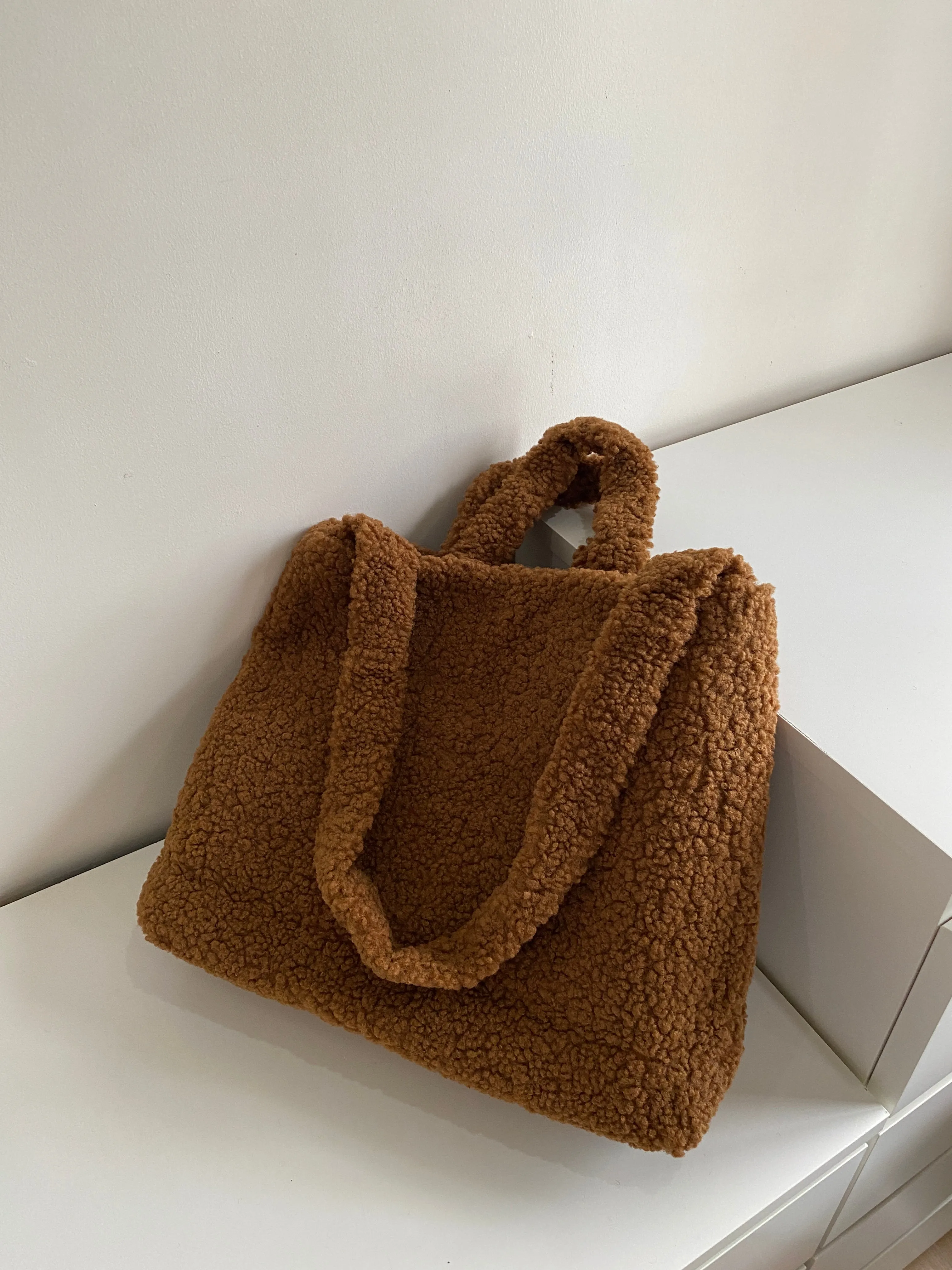 Teddy Tote Bag - Cocoa