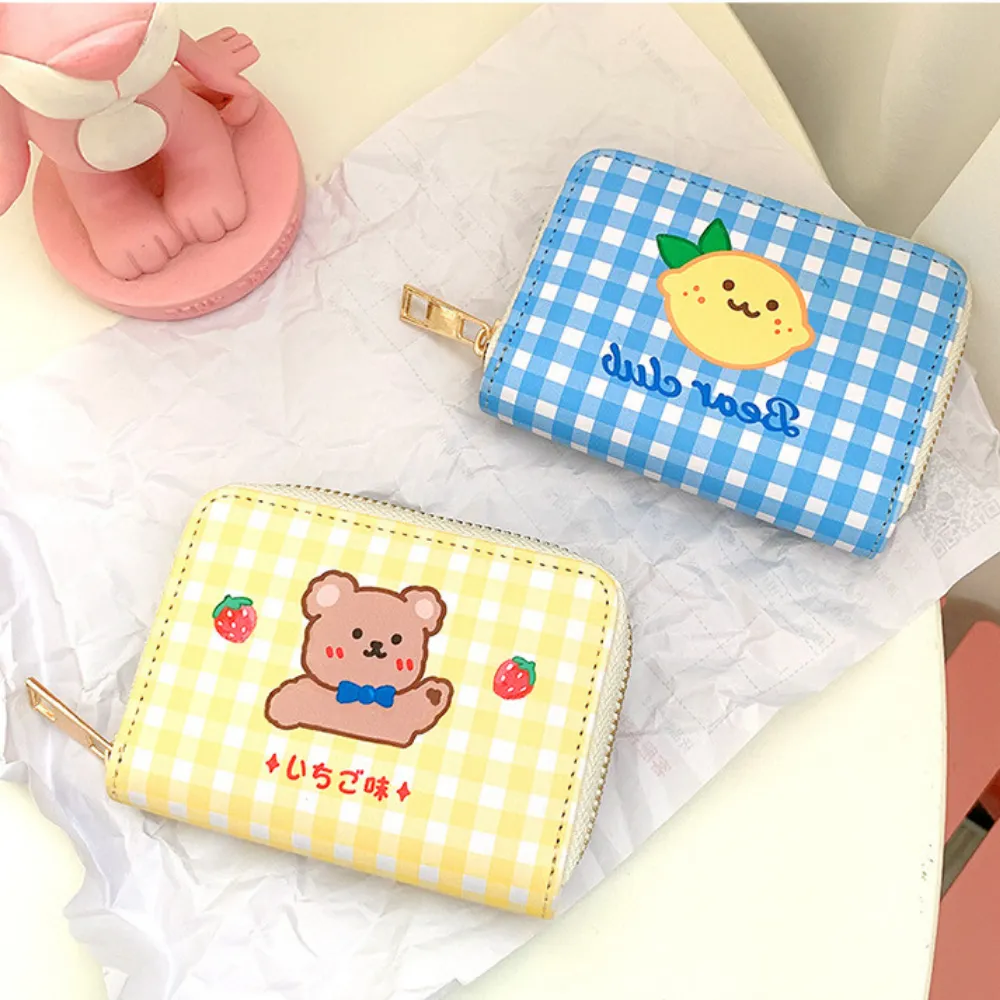 Toleet Cute Club Check Coin Purse