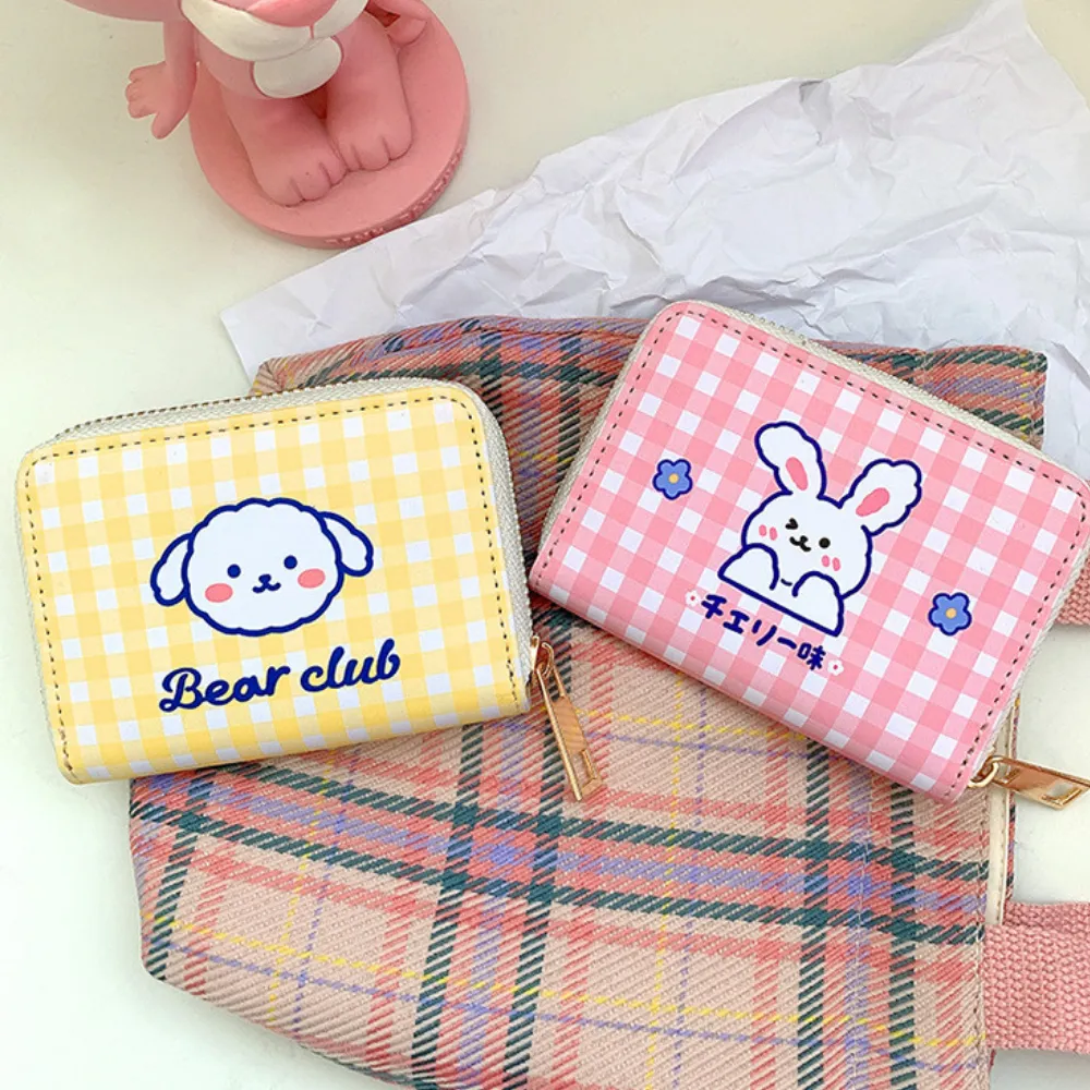 Toleet Cute Club Check Coin Purse