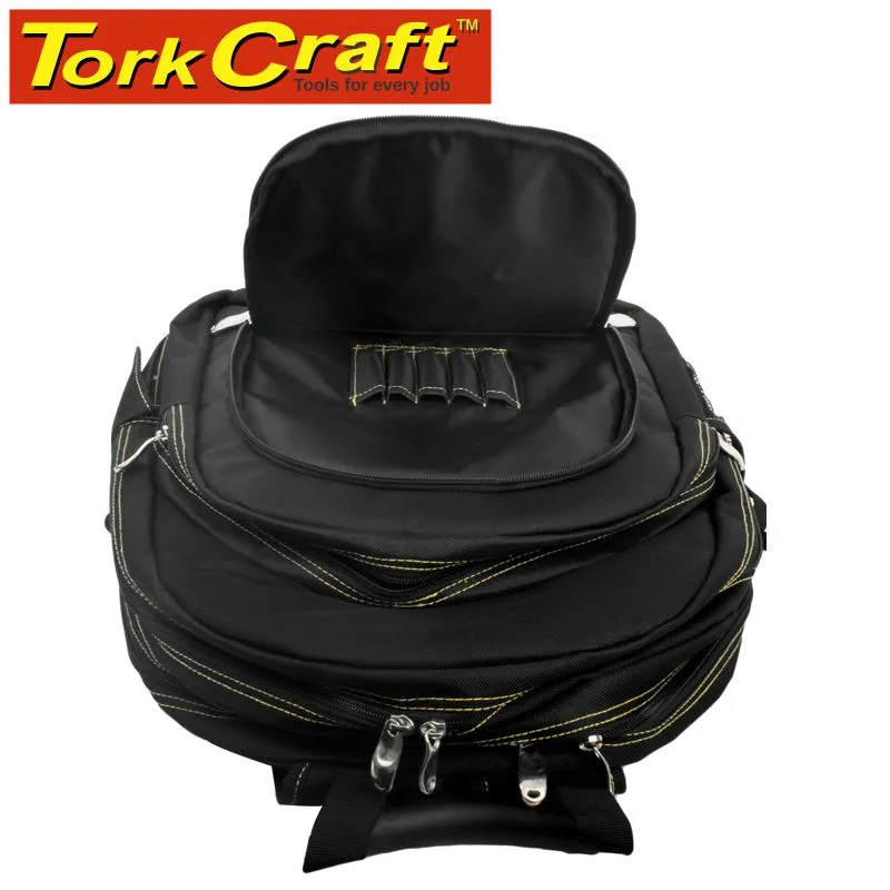 TORK CRAFT TOOL & LAPTOP BACKPACK BLACK RUBBER FEET 46 X 20 X 45CM TORK CRAFT TC991087