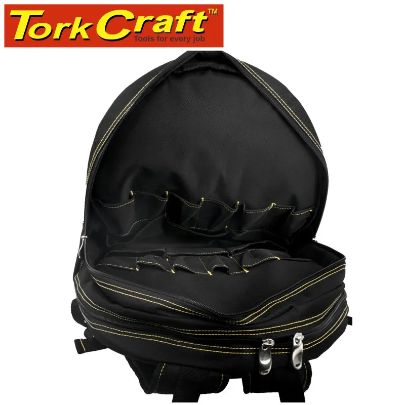 TORK CRAFT TOOL & LAPTOP BACKPACK BLACK RUBBER FEET 46 X 20 X 45CM TORK CRAFT TC991087