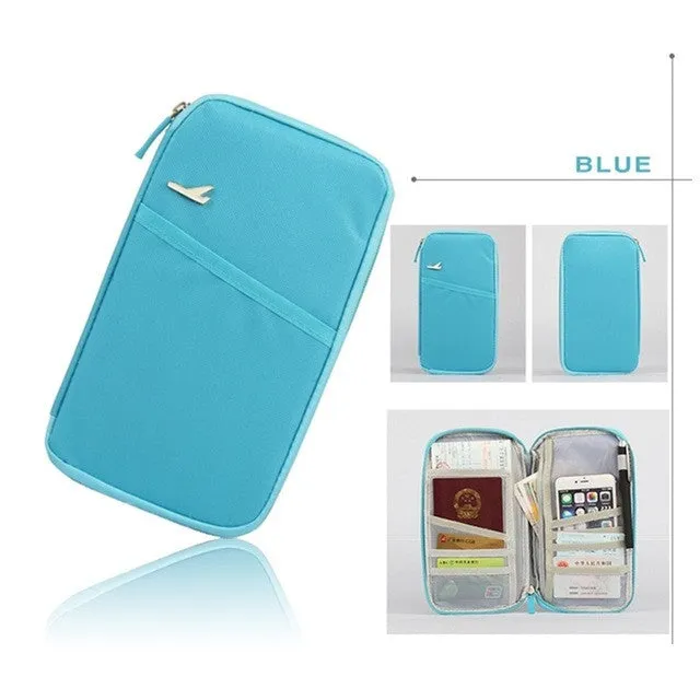 Travel Passport Cover Wallet Travelus Multifunction Credit Card Package ID Holder Storage Organizer Clutch Money Bag