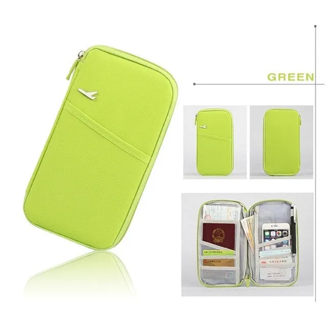 Travel Passport Cover Wallet Travelus Multifunction Credit Card Package ID Holder Storage Organizer Clutch Money Bag