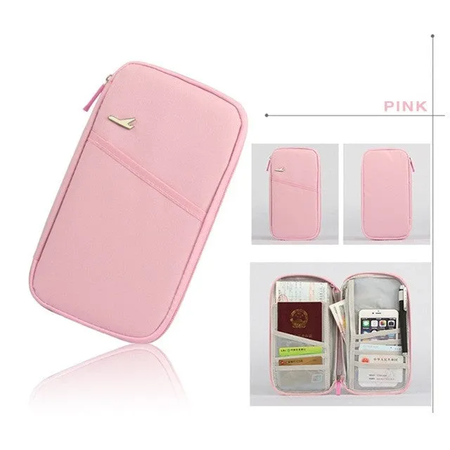 Travel Passport Cover Wallet Travelus Multifunction Credit Card Package ID Holder Storage Organizer Clutch Money Bag