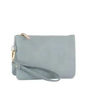 Tripe Comparament Convertible Clutch Crossbody Wristlet