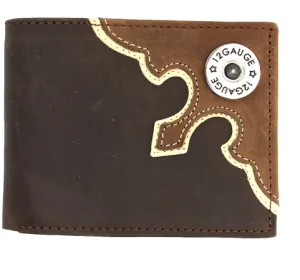 W-114 - Rockin Leather Leather Wallet - 12 Gauge