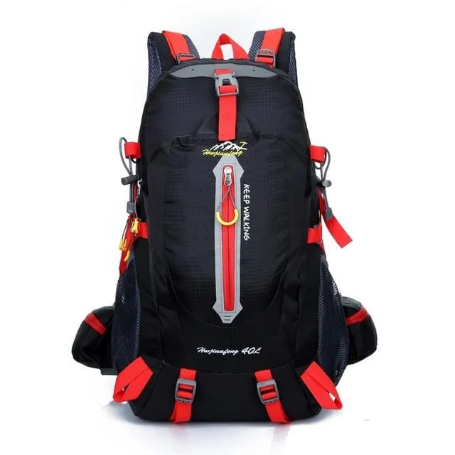 Waterproof Climbing Backpack Rucksack 40L Outdoor Sports Bag Travel Hiking Trekking