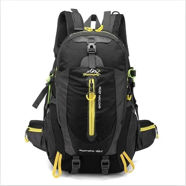 Waterproof Climbing Backpack Rucksack 40L Outdoor Sports Bag Travel Hiking Trekking