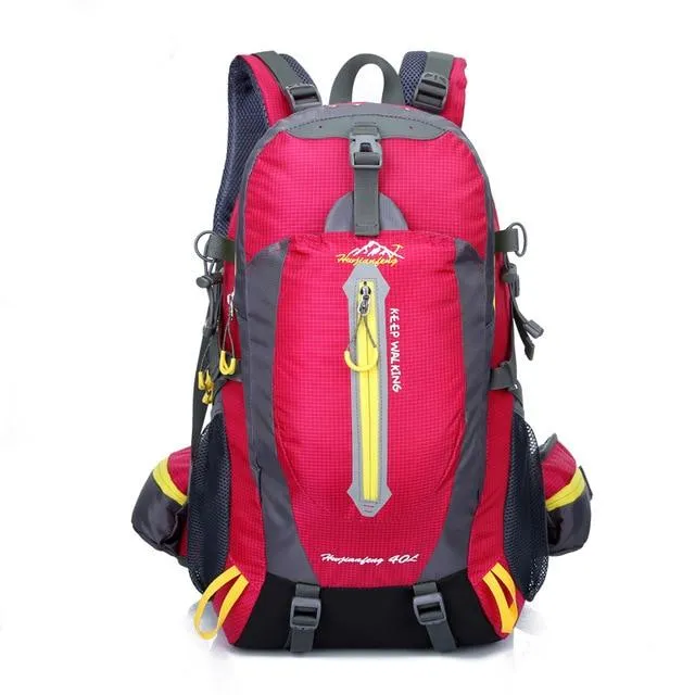 Waterproof Climbing Backpack Rucksack 40L Outdoor Sports Bag Travel Hiking Trekking